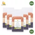 ข้าวสามสี ขนาด 1 กก. x 20 ถุง ตราไร่พระจันทร์ moonricefarm