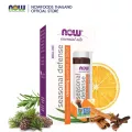 Now Foods, ลูกกลิ้งอโรม่า กลิ่นส้ม สดชื่น กลิ่นหอมมาก สำหรับคนแพ้อากาศบ่อย Seasonal Defense Roll-On, 1/3 fl oz 10 ml