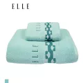 ELLE AirFil Towel Set ชุดผ้าขนหนู ผ้าเช็ดผม38x80 cm. และ ผ้าเช็ดตัวใหญ่พิเศษ80x145 cm. ผ่านมาตรฐาน OEKO-TEX  TEC043  กรุณาเลือกตัวเลือก