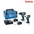 ชุดเครื่องมือไร้สาย COMBO KIT 18V. MAKITA® รุ่น DLX2417J DHP484Z+DTD156Z