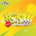ทุเรียนอบกรอบพร้อมดิปกะทิ 100g และ 50กรัม 6ซอง/แพ็ค / Freeze Dried Durian with Coconut Milk Dip 100g & 50g 6Bags/Pack ยี่ห้อ ชิมมะ, Chimma Brand