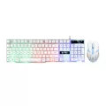 Led Backlight Gaming Wired Keyboard And Mouse Set Usb Keyboards Ergonomics Gamer Mouse Holder Key Board Computer Game Keyboard
