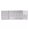 Ultra-Thin Portable Folding Wireless Bluetooth Touch Keyboard Bluetooth Keyboard Touchpad Tri-Fold Wireless For Ipad Iphoneg30