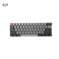 Black Gray Mixed Dolch Thick Pbt 104/87/61 Keycaps Oem Profile Key Caps