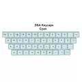 Npkc 46pcs 1u Dsa Keycaps Pbt Material Laser-Etched Print Or Blank For Cherry Mx Switches Of Mechanical Keyboards