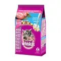 วิสกัส®อาหารแมวชนิดแห้ง แบบเม็ด พ็อกเกต สูตรลูกแมว 1.1กก. 1 ถุง Ocean Fish Flavour With Milk