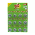 Scotch Brite Stainless Ball 14 g x 12 pcs.สก๊อตช์-ไบรต์ ฝอยสเตนเลส ขนาด 14 กรัม แพ็ค 12 ชิ้น