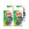 Scotch Brite Stainless Ball 20 g 2 pcs x 4 packs.สก๊อตช์-ไบรต์ ฝอยสเตนเลส ขนาด 20 กรัม 2 ชิ้น x 4 แพ็ค