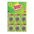 Scotch Brite Stainless Ball 25 g x 6 pcs.สก๊อตช์-ไบรต์ ฝอยสเตนเลส ขนาด 25 กรัม แพ็ค 6 ชิ้น