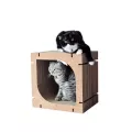KAFBO HOME LEAF SHAPE S - Walnut ที่ลับเล็บแมว ของเล่นแมว บ้านแมว เฟอร์นิเจอร์แมว Cat Scratcher Cat Toy Cat House