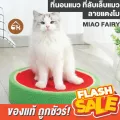 พร้อมส่ง! MIAOFAIRY ที่นอน ที่ลับเล็บ 2 in 1 ลายแตงโม สำหรับน้องแมว