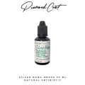 Diamond Coat Silver Nano Drops 30ml น้ำยาเช็ดหูสุนัขและแมว มีซิลเวอร์นาโนช่วยยับยั้งเชื้อโรคที่ทำให้เกิดการอักเสบในช่องหู เป็น Antibiotic จากธรรมชาติ