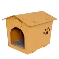 KAFBO Eco Pet House with GREY BED PAD แถมฟรี! สติ๊กเกอร์ลายแมวและสุนัข