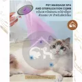 พร้อมส่ง M-PETS PET MASSAGE SPA  AND STERILIZATION COMB หวีนวด หวีแปรงขน หวีฆ่าเชื้อรา ด้วยแสง UV สำหรับสัตว์เลี้ยง