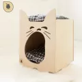 BELLEZZA KAT บ้านสไตน์มินิมอล สำหรับสัตว์เลี้ยงแสนรัก จากวัสดุพรีเมี่ยม คุณภาพดี แข็งแรง ทนทาน สีสวยสบายตา 005