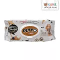 ทิชชู่เปียกสำหรับสัตว์เลี้ยง​ KUMA​ PETTO PET WIPES​ บรรจุ 12 ห่อ  KUMA PETTO 75 แผ่น  1 ลัง