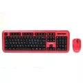 NUBWO คีย์บอร์ด (2in1) Wireless (NKM240 SENCILLO) Red/Black