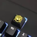 1pc Zinc-Plated Aluminum Alloy Key Cap For One Piece Luffy Thousand Sunny Mechanical Keyboard Stereoscopic Relief Keycap R4