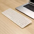 Ultra Thin Portable Standard 96-Key Wireless Bluetooth Keyboard For Ipad Iphone Mac Pc White Black Blue Pink