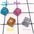 Pure Handmade Resin Silver Foil Artisan Keycap Backlit Keycaps Key Caps For Cherry Mx Gaming Mechanical Keyboard