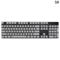 108pcs/set Pbt Color Matching Key Cap Keycaps For Cherry Mx Mechanical Keyboard