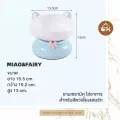 ของแท้ถูกสุด! พร้อมส่งMIAOFAIRY ชามเซรามิค ชามแมวญี่ปุ่น สำหรับสัตว์เลี้ยง ชามใส่อาหารแมว ลายดอกไม้น่ารัก
