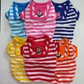 สำหรับพันธุ์เล็กนะคะเสื้อสุนัขลายทหารเรือแขนสั้นเบอร์1-8