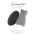 แปรงขนหมู+ฟองน้ำอาบน้ำสำหรับสัตว์เลี้ยง อาบน้ำเป่าขนไว!! Diamond Coat