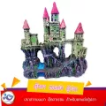 The castle on the hill, the resin doll for decoration, fish tank, fish tank decoration.