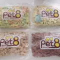 มีโค้ดลด100บิสกิตรูปกระดูก ขนมสุนัขpet8 500g