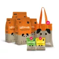Lifemate ไลฟ์เมต อาหารสุนัขโต อาหารสุนัขพันธุ์เล็ก รสเนื้อ สำหรับสุนัขอายุ 1 ปีขึ้นไป 4 ถุง 1.3kg. และของแถม