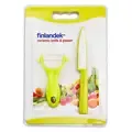 Finlandek ชุดมีดพร้อมเขียง – สีเขียว