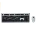 NUBWO คีย์บอร์ด (2in1) Wireless (NKM240 SENCILLO)Gray/Black