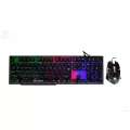 NUBWO คีย์บอร์ด (2in1) USB (NKM300 INFAREZ) Black