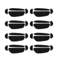 8 Sets Mini Wireless Repent Wear Resistant Mouse Feet Glide Sticer Portable Curve Edge Sates For Mx Master 2s