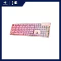 KEYBOARD (คีย์บอร์ด) NUBWO FORTUNE NK32 (PINK) (RAINBOW LED) (EN/TH)