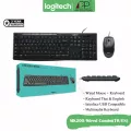 จัดส่งฟรี LOGITECH (2IN1)Wired Mouse+Keyboard รุ่นMK200 (TH/EN)ประกัน3ปี