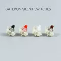 Gateron Silent Switch Black Red Clear 5pin Transparent S For Mechaniacl Keyboard Compatible With Mx Switch