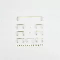 Transparent Gold-Plated Screw Stabilizer Pcb Stabilizer Gh60 Xd60 Customized Diy Mechanical Keyboard Stabilizer 2u 6.25u