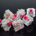 10pcs/pack Gateron Customized Mechanical Keyboard Switch Gateron Ks-6 Rose Red Tactile Switches Shaft