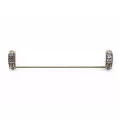Everglide Transparent Gold Plated Pcb Screw In Stabilizer For Custom Mechanical Keyboard Gh60 Xd64 Xd84 6.25x 2x 7x Xd96 Xd87