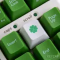 Four Leaf Clover Design Sublimation Pbt Keycaps For Cherry Mx Switch Mechanical Gaming Keyboard Cherry Profile Oem Keycaps