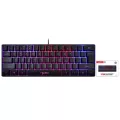 Mechanical Rgb Backlit 61 Keys Usb Wired Plug And Play Home Office Multicolor Film Gaming Keyboard Computer Peripherals Lap