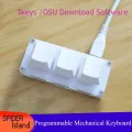 Mechanical Keyboard With Software Osu Keyboard For Windows 3 Key Gaming Keyboard Programming Hot Swap For Shortcut Ps/ Draw