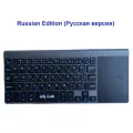 Jelly Comb Russian/spanish/bluetooth Keyboard Thin Wireless Bluetooth Keyboard With Number Touchpad Mouse For Tablet Lapphone