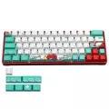Russian Sea Coral Ukiyo-E Keycap Dye Sublimation Oem Profile For Gh60 Gk61 Gk64 Dropship