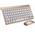 Ultra-Thin 2.4g Usb Wirelesss Mute Keyboard Mouse Kit For Smart Tv Desk Pc