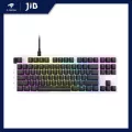 KEYBOARD (คีย์บอร์ด) NZXT FUNCTION TENKEYLESS (MATTE WHITE - GATERON RED SWITCH - RGB LED - EN)