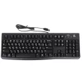 LOGITECH K120 KEYBOARD (คีย์บอร์ด) USB (BLACK) ภาษาไทย-อังกฤษ