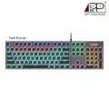 PHILIPS KEYBOARD(คียบอร์ด)Gaming Mechanical รุ่นSPK8404(Grey,Punk)